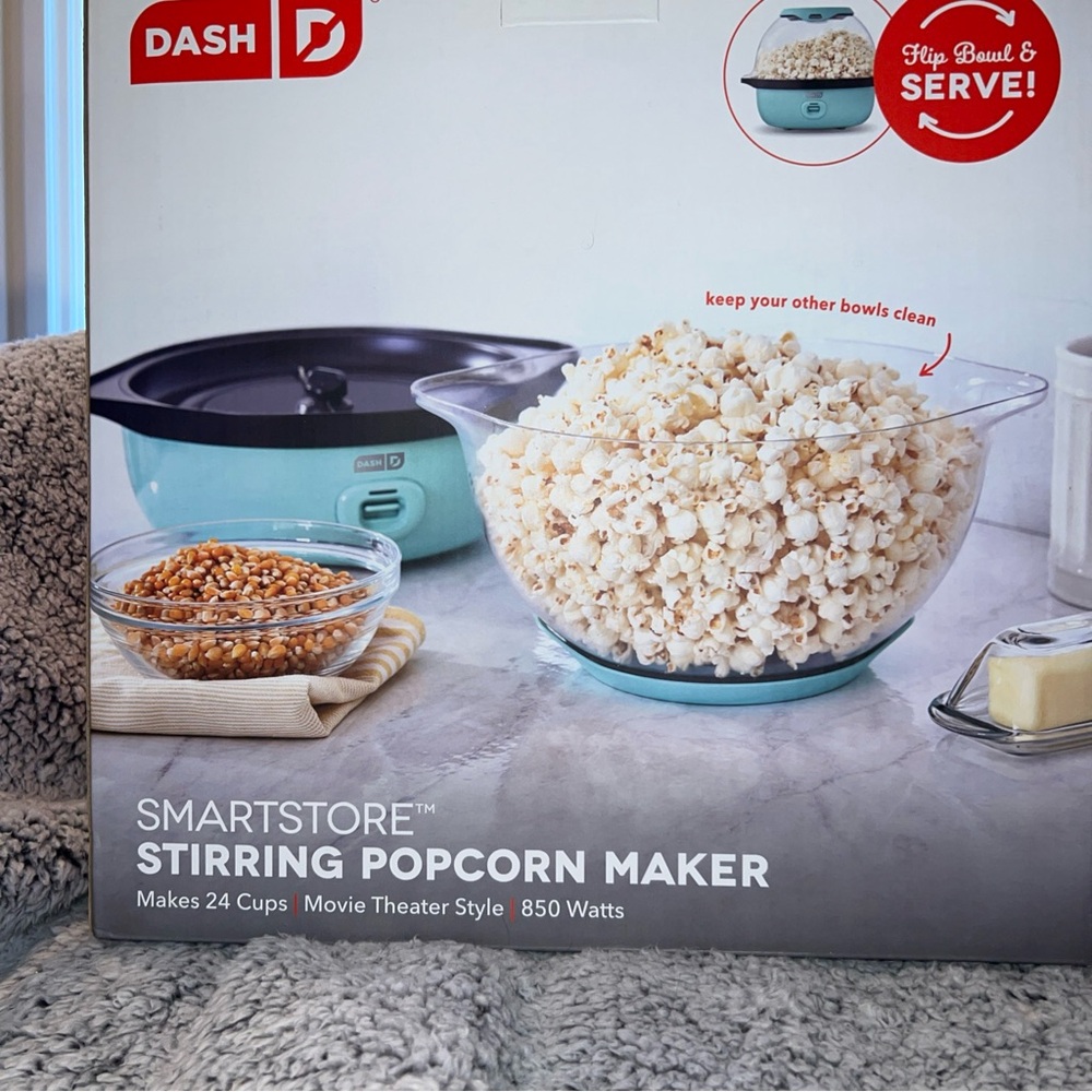 Ash SmartStore Stirring Popcorn Maker - Blue